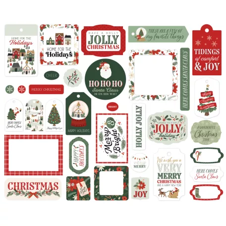 Carta Bella Christmas Village Kivágatok Frames & Tags (1 csomag)