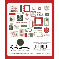 Carta Bella Christmas Village Kivágatok Ephemera (1 csomag)