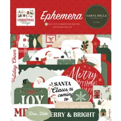 Carta Bella Christmas Village Kivágatok Ephemera (1 csomag)