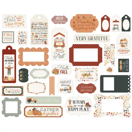 Carta Bella It's Autumn Kivágatok Frames & Tags (1 csomag)