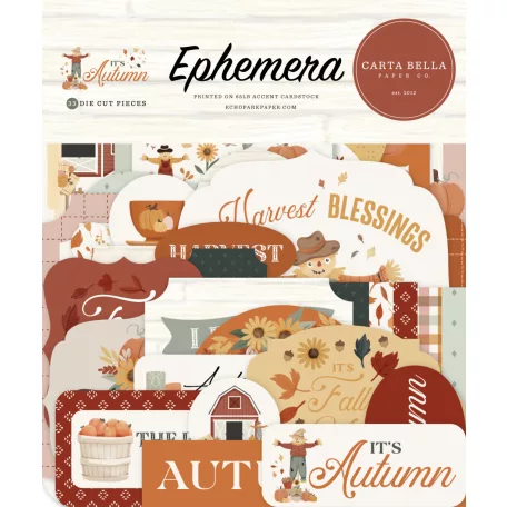 Carta Bella It's Autumn Kivágatok Ephemera (1 csomag)