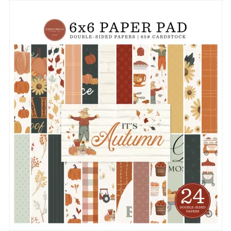 Carta Bella It's Autumn Scrapbook papírkészlet 6" (15 cm) Paper Pack (24 lap)