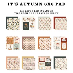   Carta Bella It's Autumn Scrapbook papírkészlet 6" (15 cm) Paper Pack (24 lap)