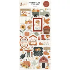   Carta Bella It's Autumn Chipboard 6"X12" Chipboard Accents (1 ív)