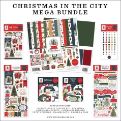   Carta Bella Christmas In The City Scrapbook alkotócsomag 12" (30 cm) Mega Bundle (1 csomag)