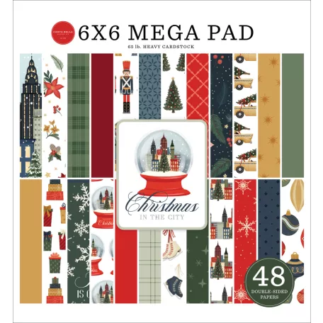 Carta Bella Christmas In The City Scrapbook papírkészlet 6" (15 cm) Paper Pack (48 lap)