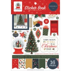  Carta Bella Christmas In The City Matrica készlet Sticker Book (16 ív)