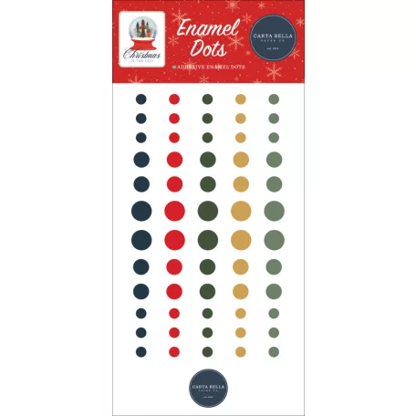 Carta Bella Christmas In The City Díszítőelem Enamel Dots (1 csomag)