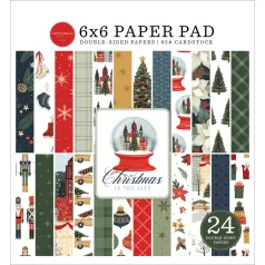   Carta Bella Christmas In The City Scrapbook papírkészlet 6" (15 cm) Paper Pack (24 lap)