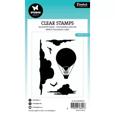 Szilikonbélyegző  Studio Light Air Balloon Essentials Clear Stamp (1 csomag)
