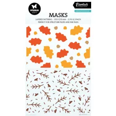   Stencil A5 Studio Light Leaf Background Essentials Mask (1 db)