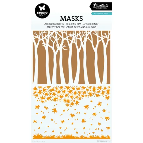 Stencil A5 Studio Light Autumn Forest Essentials Mask (1 db)
