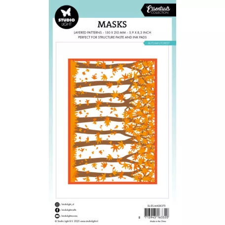 Stencil A5 Studio Light Autumn Forest Essentials Mask (1 db)