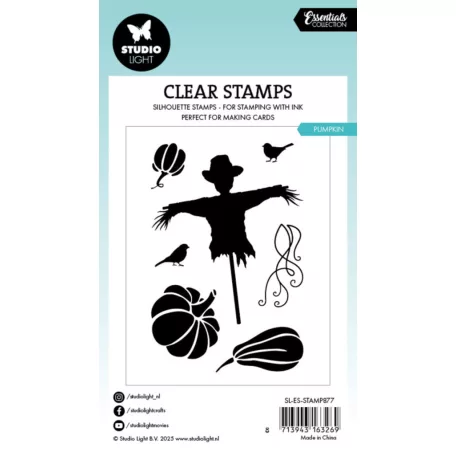 Szilikonbélyegző  Studio Light Pumpkin Essentials Clear Stamp (1 csomag)