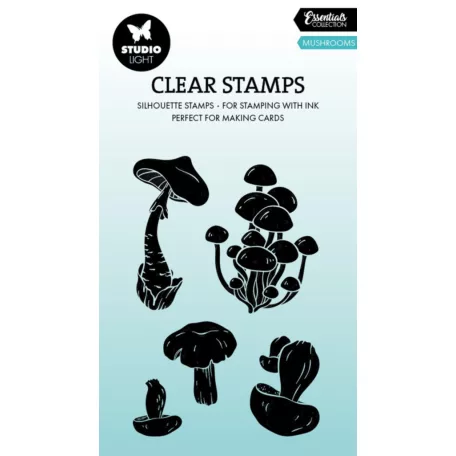 Szilikonbélyegző  Studio Light Mushrooms Essentials Clear Stamp (1 csomag)