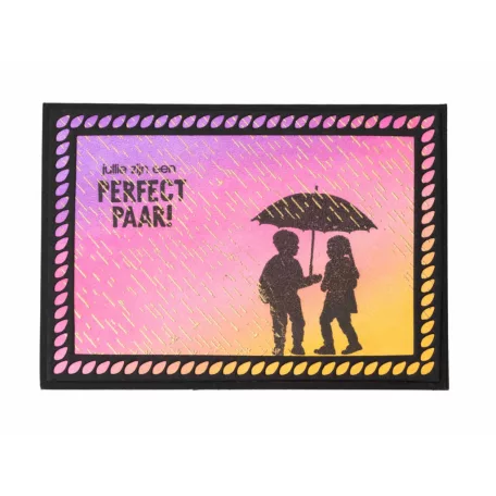 Szilikonbélyegző  Studio Light Rain Background Essentials Clear Stamp (1 csomag)