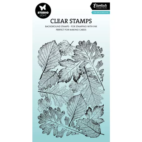 Szilikonbélyegző  Studio Light Leaf Background Essentials Clear Stamp (1 csomag)