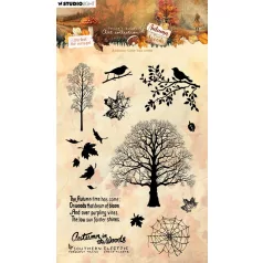   Szilikonbélyegző A5 Studio Light Autumn In The Woods Clear Stamps Autumn-time Has Come (1 csomag)