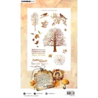 Szilikonbélyegző A5 Studio Light Autumn In The Woods Clear Stamps Autumn-time Has Come (1 csomag)