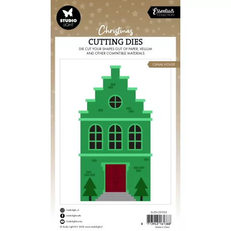 Vágósablon Studio Light Canal House Christmas Cutting Die (1 csomag)