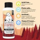 Bearly Art THE ORIGINAL + Tip Kit Preciziós ragasztó Precision Craft Glue (1 csomag)