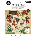 Kivágatok A5 Studio Light  Vintage Christmas Die-Cut Paper Pad (20 ív)