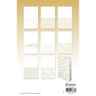 Papírkészlet Studio Light Golden Christmas Essentials Foiled Cards Paper Pad (24 lap)