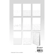   Papírkészlet Studio Light Silver Christmas Essentials Foiled Cards Paper Pad (24 lap)