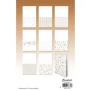 Papírkészlet Studio Light Bronze Christmas Essentials Foiled Cards Paper Pad (24 lap)