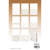   Papírkészlet Studio Light Bronze Christmas Essentials Foiled Cards Paper Pad (24 lap)