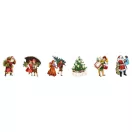 Átlátszó matricák  Studio Light  Vintage Christmas Transparent Stickers on Roll Celebration (1 db)