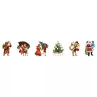 Átlátszó matricák  Studio Light  Vintage Christmas Transparent Stickers on Roll Celebration (1 db)