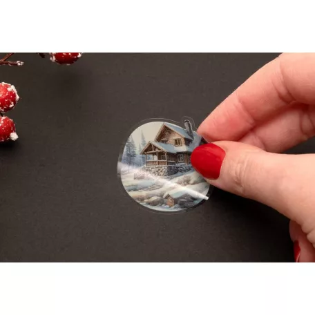 Átlátszó matricák  Studio Light  Winter Wonderland Transparent Stickers on Roll (1 db)