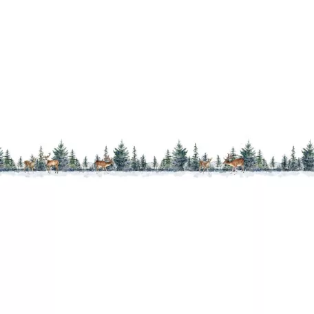 Átlátszó matricák  Studio Light  Winter Forest Transparent Stickers on Roll (1 db)