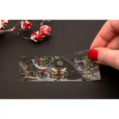   Átlátszó matricák  Studio Light  Fairy Winter Transparent Stickers on Roll (1 db)