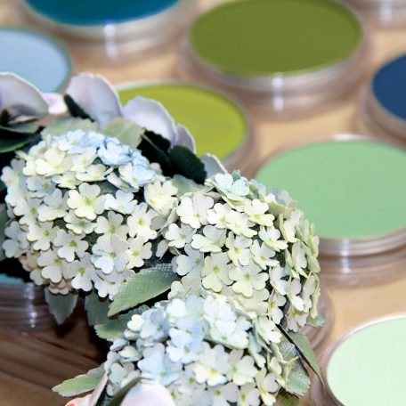 PanPastel tégelyes porpasztell készlet, 7 db + kiegészítők - Flower Coloring 2