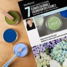 PanPastel tégelyes porpasztell készlet, 7 db + kiegészítők - Flower Coloring 2