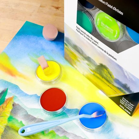 PanPastel tégelyes porpasztell készlet, 7 db + kiegészítők - Landscape