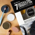 PanPastel tégelyes porpasztell készlet, 7 db + kiegészítők - Sketch and Tone