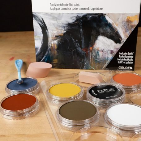 PanPastel tégelyes porpasztell készlet, 7 db + kiegészítők - Sketch and Tone