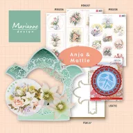 Marianne Design stencil Tulipán képeslap (1 csomag)