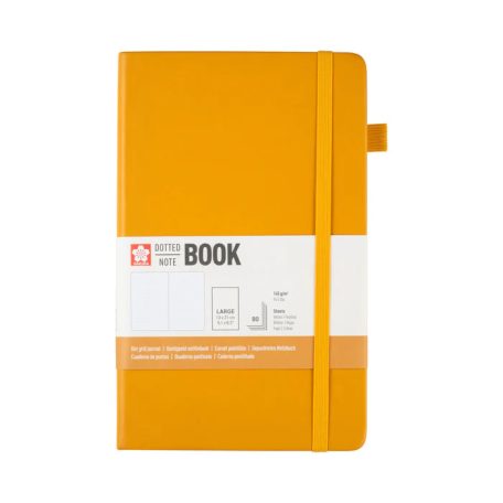 Sakura Dotted Note Book ponthálós jegyzetfüzet - 13x21 cm, japanese kerria