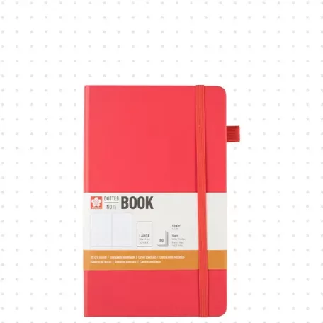 Sakura Dotted Note Book ponthálós jegyzetfüzet - 13x21 cm, plum blossom