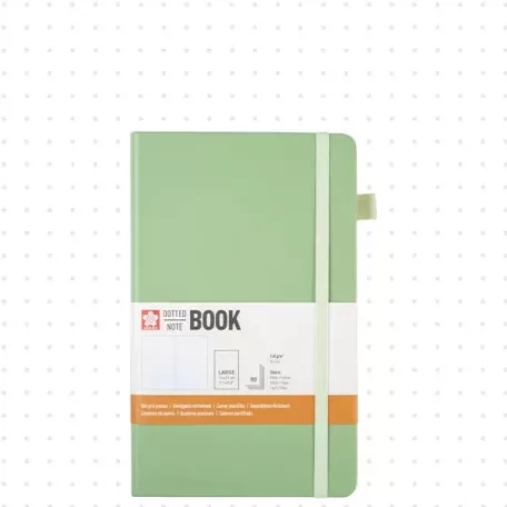 Sakura Dotted Note Book ponthálós jegyzetfüzet - 13x21 cm, pale patina