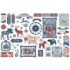 Graphic 45 Let's Get Cozy Kivágatok Ephemera Assortment (1 csomag)