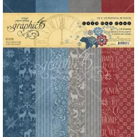   Graphic 45 Let's Get Cozy Scrapbook papírkészlet 12" (30 cm) Patterns & Solids (16 lap)