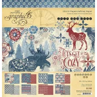   Graphic 45 Let's Get Cozy Scrapbook papírkészlet 12" (30 cm) Collection Pack (16 lap)