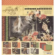   Graphic 45 Ghostly Greetings Scrapbook papírkészlet 8" (20 cm) Collection Pack (24 lap)