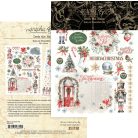 Graphic 45 Deck the Halls Kaparós matrica Rub-On Transfers (2 ív)