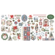   Graphic 45 Deck the Halls Kivágatok Ephemera Assortment (1 csomag)